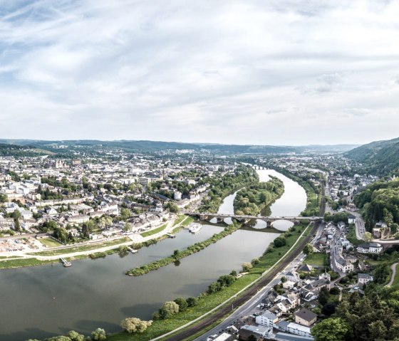 Uitzicht op de Moezel en Trier, © Eifel Tourismus GmbH, D. Ketz