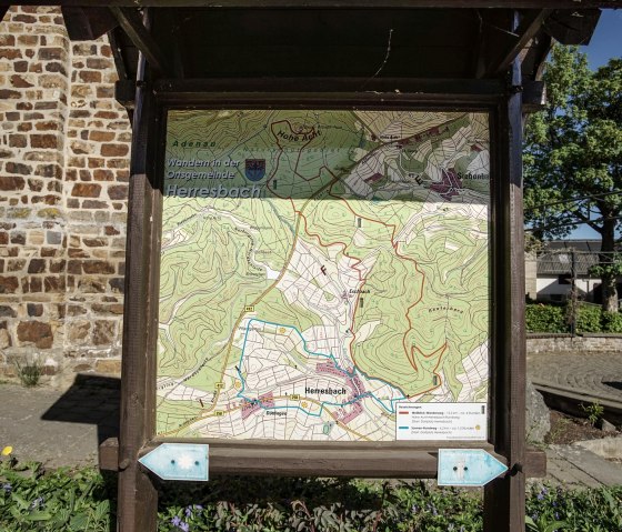 Overview map of the panoramic view and sun trail at the church, © Laura Rinneburger