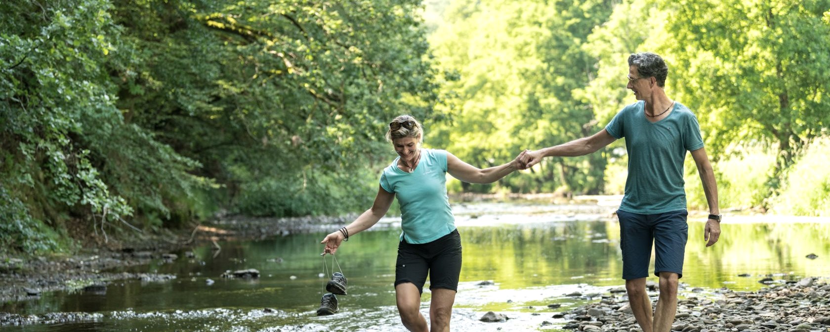 Plezier op het water van de Prüm op de Stausee-Prümtal-route, © Eifel Tourismus GmbH, D. Ketz