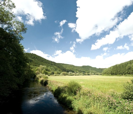 Uitzicht op het dal van de Kyll op het Kyll fietspad, © Eifel Tourismus GmbH/D. Ketz