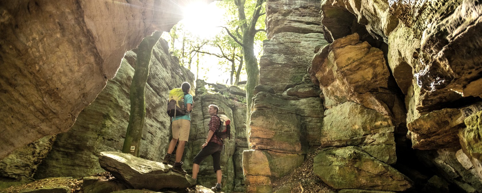 Mandrack Passage on Felsenweg 3 in the NaturWanderPark delux, © Eifel Tourismus GmbH, D. Ketz
