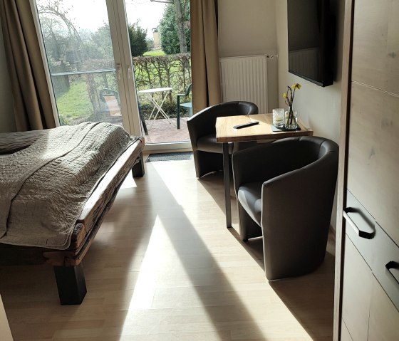 Alle kamers hebben een terras.