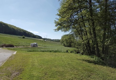 Wohnmobilstellplatz in Enzen, © Karin Elsen