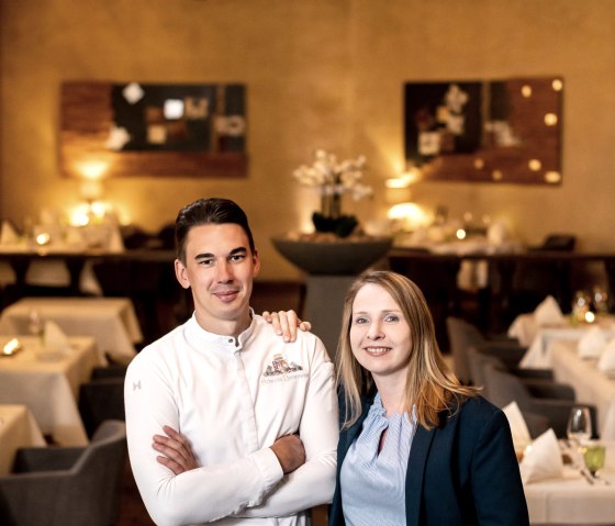 Sebastian en Sandra Poss - de gastheren, © Schloss Niederweis