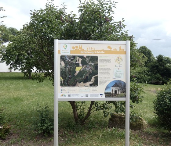 Tableau de départ du LandGange à Sefferweich, © TI Bitburger Land