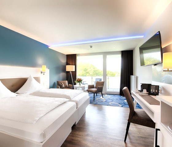 Panorama Deluxe Kamer, © Seehotel am Stausee/ Andreas Rehkopp