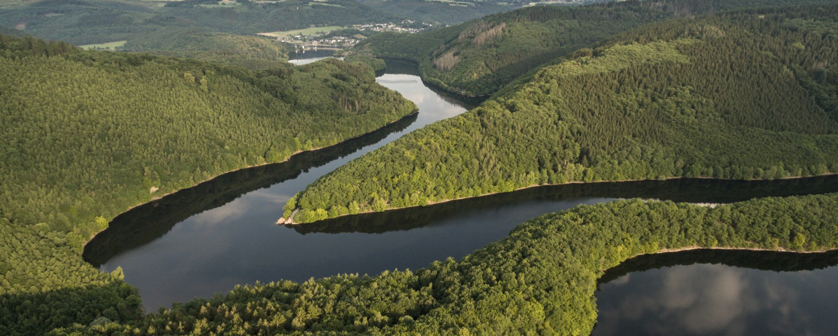 View of the Eifel National Park with Obersee lake, © Eifel Tourismus GmbH - Dominik Ketz