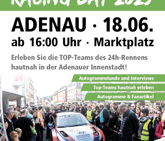plakat Adenauer Racing Day, © Gewerbeverein Adenau e.V.