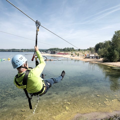Flug über den See, © Seepark Zülpich