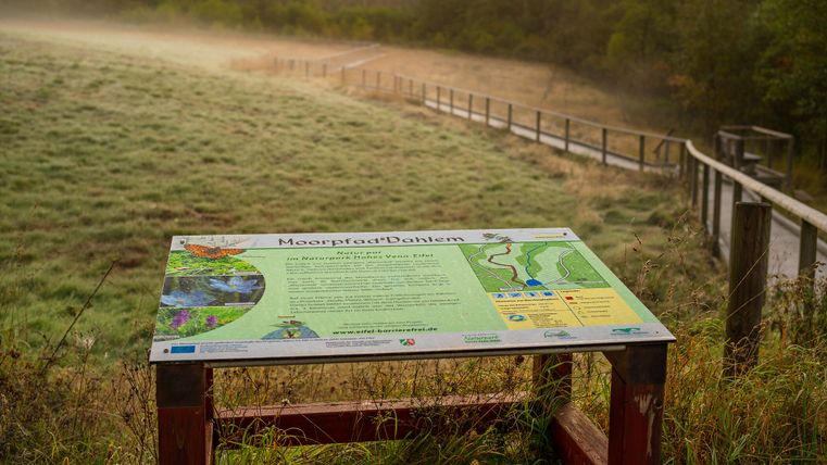 Informatiebord op de wandelroute