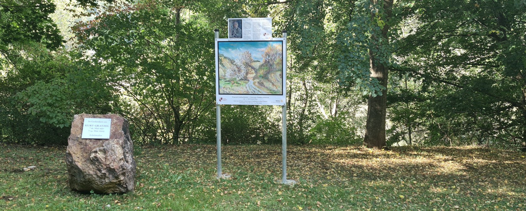 Gedenkplatz Leimbachsbrück | Kurt Gratzel, © Tourist-Information Hocheifel-Nürburgring