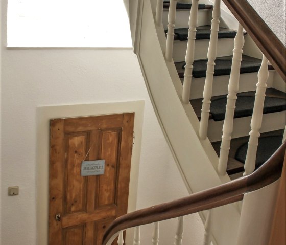Escalier menant à l'appartement
