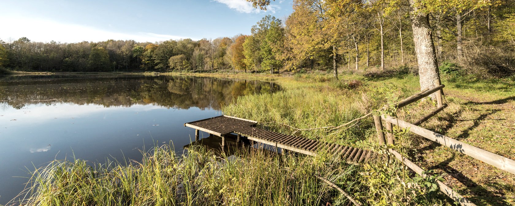 Sentier des volcans : Lac de cratère Windsborn, © Eifel Tourismus GmbH - D. Ketz