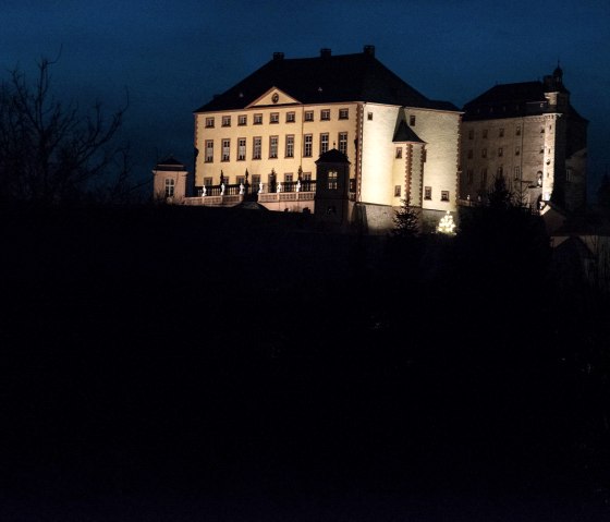 Le château de Malberg dans le brouillard, © TI Bitburger Land