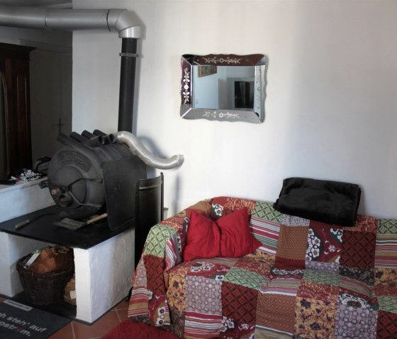 Fireplace in the living room