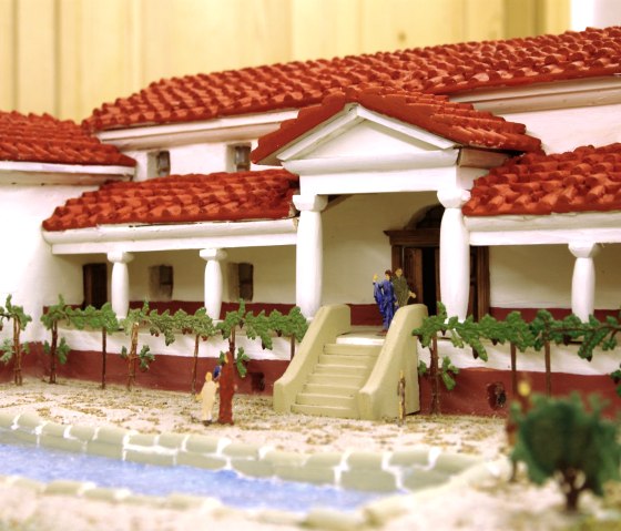 Model van de Romeinse villa Holsthum, © Felsenland Südeifel Tourismus GmbH