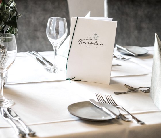 Restaurant Kringelwies Speisekarte, © Restaurant-Ferienhaus Kringelwies