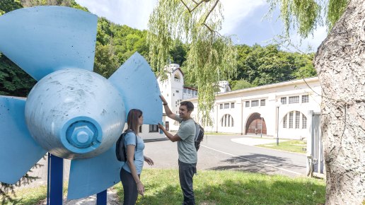 Une technique impressionnante à la centrale électrique Art nouveau, © Eifel-Tourismus GmbH, AR, shapefruit AG