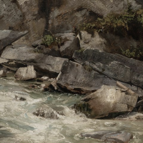 A.Achenbach_Chemin de montagne, © Dr. Axe-Stiftung
