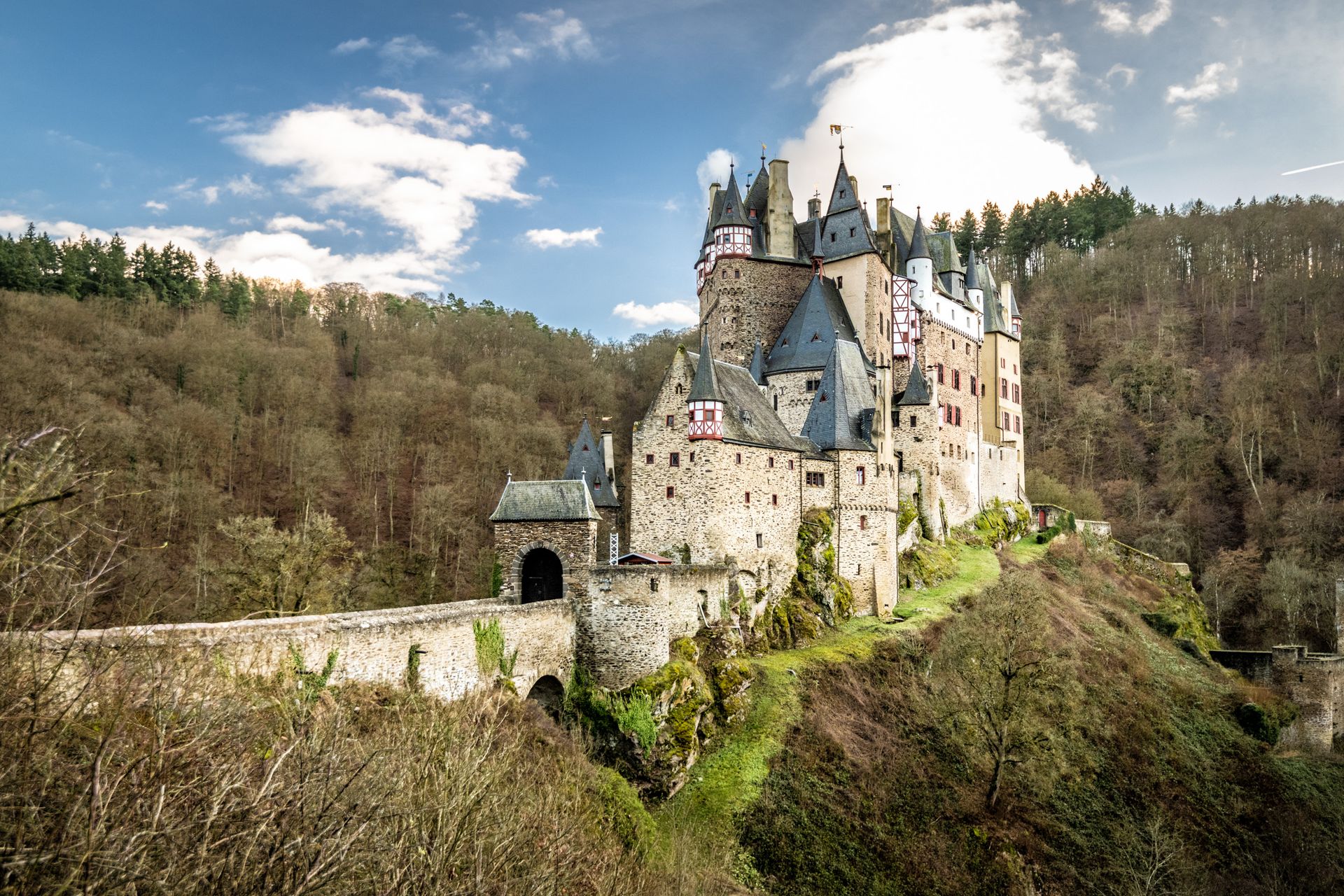 Eine Burg aus dem Mittelalter