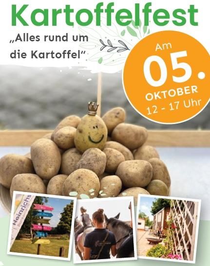 Plakat mit Kartoffeln