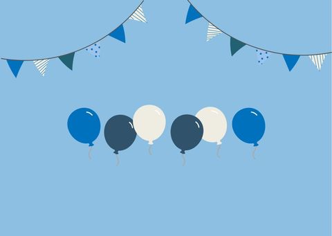 Ballons et guirlande