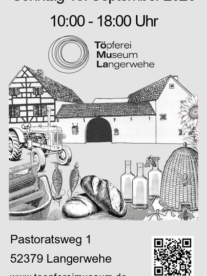 Flyer Eifelmarkt im Töpfereimuseum Langerwehe