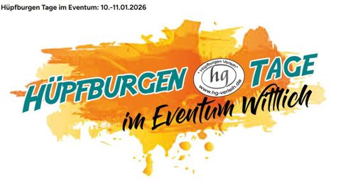 A colorful graphic for the "Bouncy Castle Days" at Eventum Wüttlich. The event takes place from January 10 to 11, 2026.