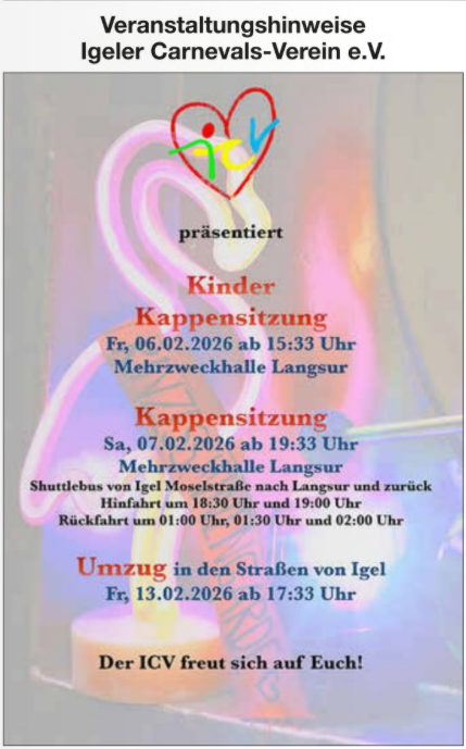 Een kleurrijke poster voor de 5x11-jaarsviering van een vereniging. Het bevat informatie over verschillende evenementen zoals kinderzittingen en optochten.