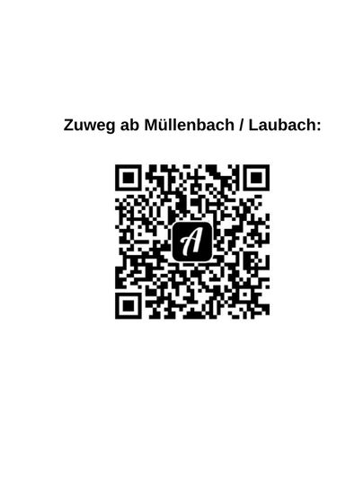 QR-code voor de ingang van Müllenbach en Laubach