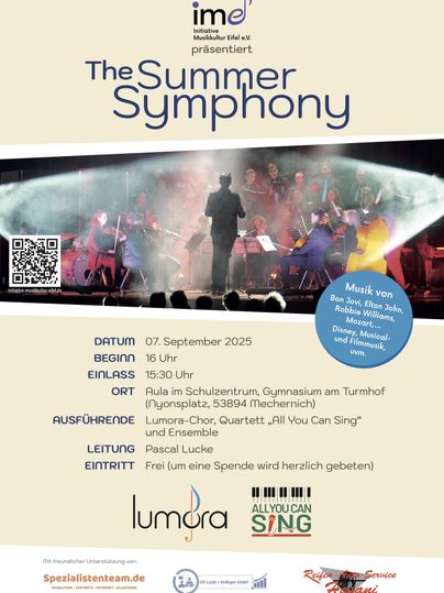 Affiche voor het Zomersymfonieconcert