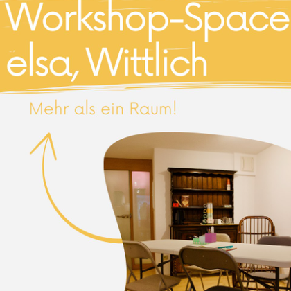 Un espace de travail accueillant avec des tables et des chaises. Les murs sont clairs et l'atmosphère est conviviale.