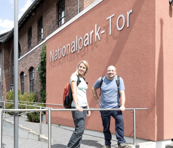Außenansicht des Nationalpark Tors, © Eifel Tourismus GmbH, AR, Shapefruit AG