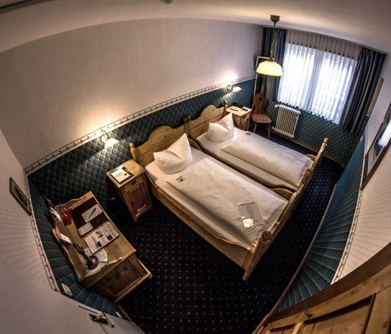 Chambre double Nostalgie, © Hotel Blaue Ecke