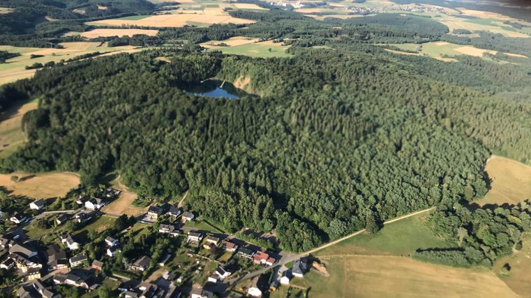 L'Eifel vue d'en haut