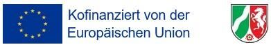 Logo of the European Union and the state of North Rhine-Westphalia. Text: "Co-financed by the European Union."