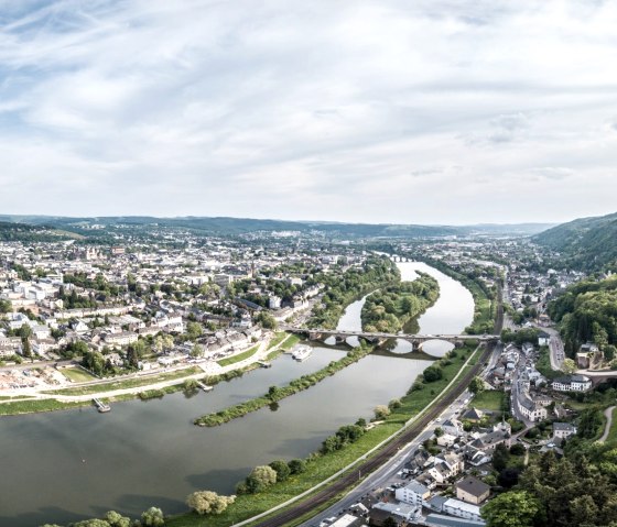 Blick auf die Mosel und Trier, © Eifel Tourismus GmbH, D. Ketz