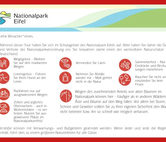 Prohibitions and bans, © Landesbetrieb Wald und Holz NRW