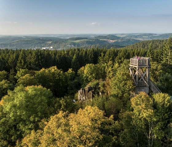 Tour d'observation à Dietzenley sur le sentier de l'Eifel, © Eifel Tourismus GmbH, D. Ketz