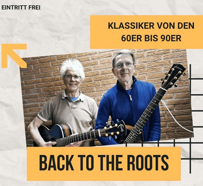 Zwei Musiker mit Gitarre