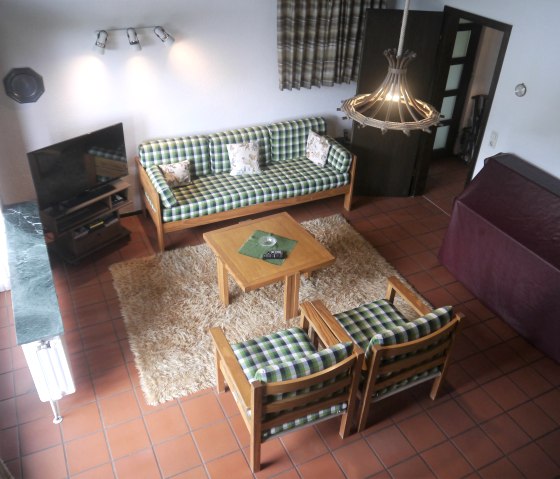 Vacation home Ammermann living room top view, © Touristik GmbH Gerolsteiner Land > A. Kube