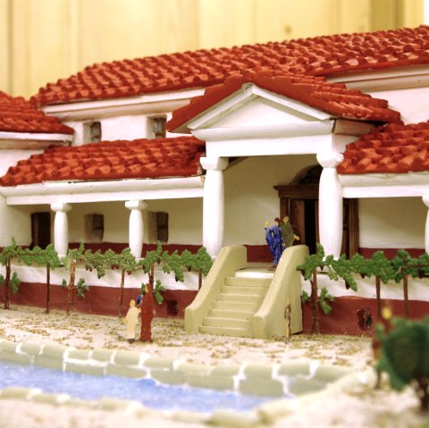 Model van de Romeinse villa Holsthum, © Felsenland Südeifel Tourismus GmbH