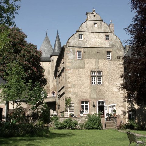 Terasse Oberburg, © Christa Engels