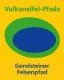 Wegmarkeringen voor de Gerolsteiner Felsenpfad wandelroute