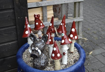 Keramikkunst Pilze, © Ekka Well
