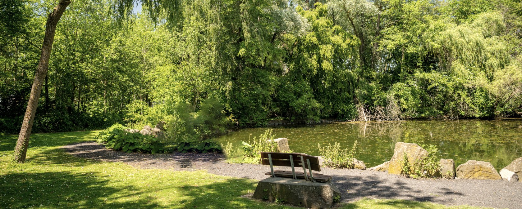 Etang pour canards dans le Nettepark, © Eifel Tourismus GmbH, Dominik Ketz