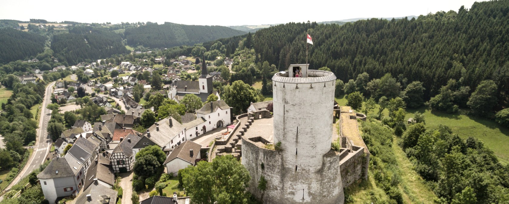 Eifelsteig-Partnerweg Burgenroute, Burg Reifferscheid, © Eifel Tourismus GmbH - Dominik Ketz