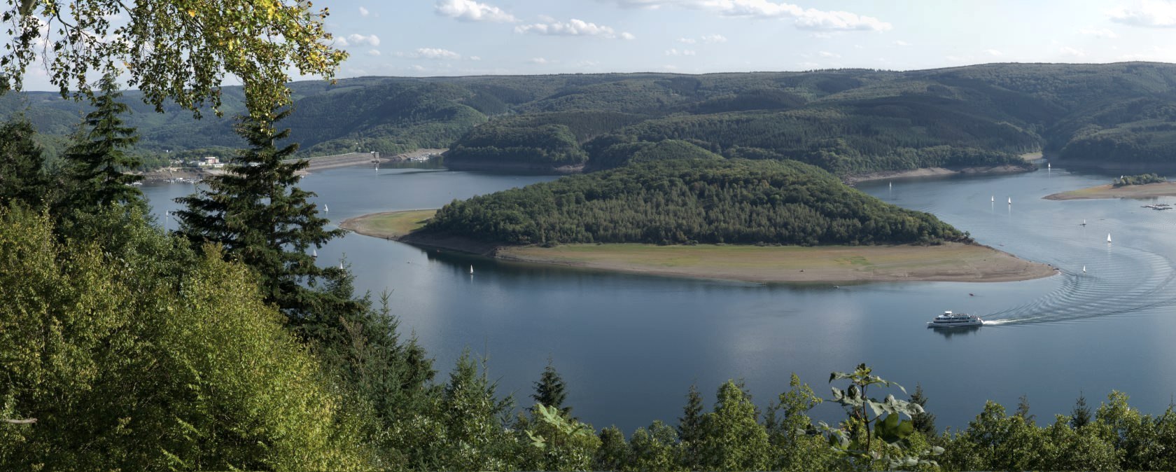 Panorama du Rursee, © Eifel Tourismus GmbH, P. Jacob