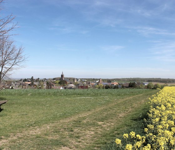 Bördeblick mit Blick ins Dorf Wollersheim, © Rureifel-Tourismus e.V.