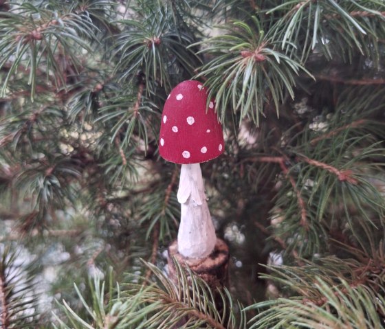 Grünholzschnitzen Fliegenpilz